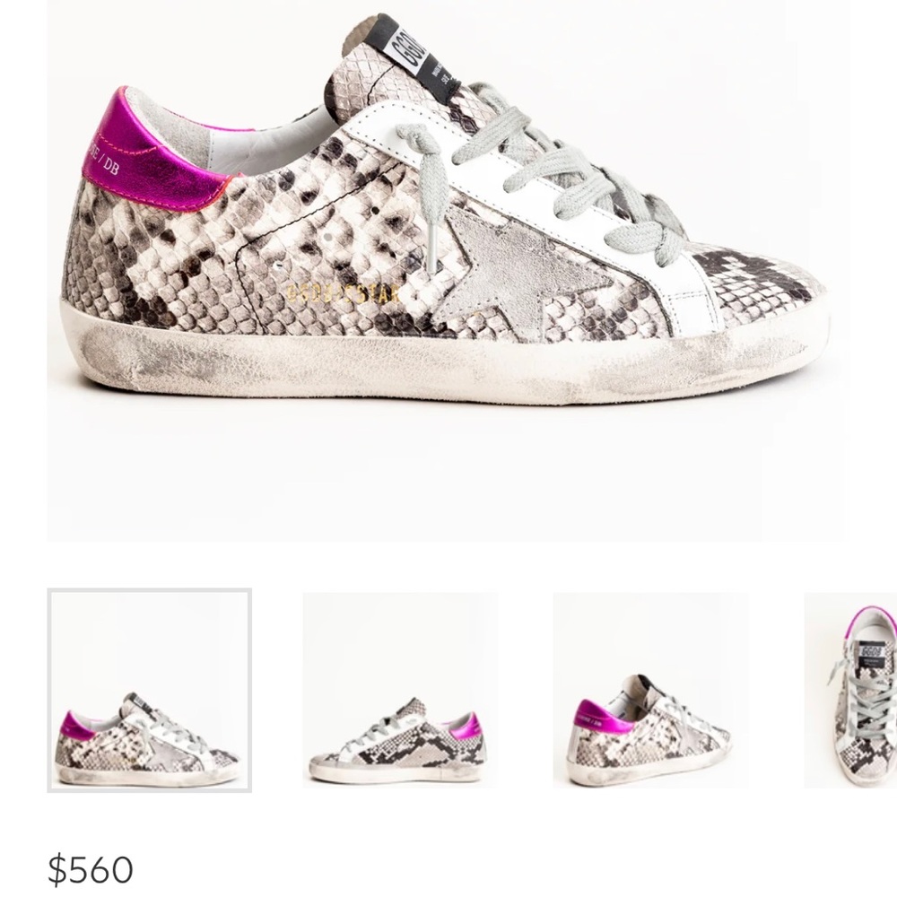 Golden Goose Superstar Natural Snake Print size EU 39 (9)